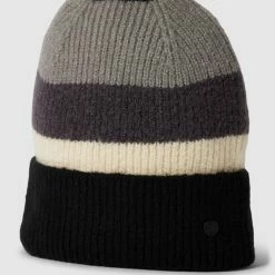 Esprit Beanie Mit Colour-Blocking-Design - Schwarz