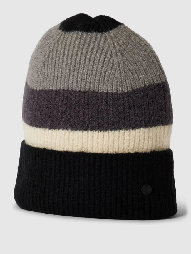 Esprit Beanie Mit Colour-Blocking-Design - Schwarz 1 Esprit Beanie Mit Colour-Blocking-Design - Schwarz