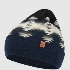 Barts Mütze Mit Allover-Muster Modell 'Gambell' - Marineblau