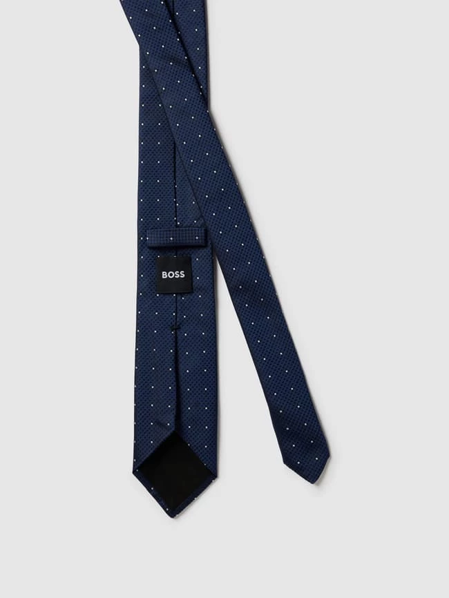 BOSS Krawatte Mit Allover-Muster (7,5 Cm) - Weiß 3 BOSS Krawatte Mit Allover-Muster (7,5 Cm) - Weiß – Bild 3