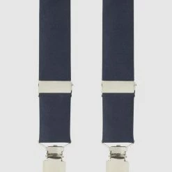 Willen Hosenträger Und Fliege Im Set - Marineblau