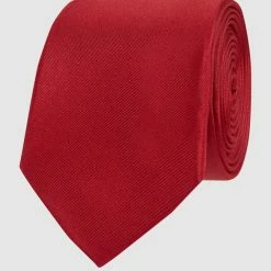 Eterna Krawatte Aus Reiner Seide (6 Cm) - Hellgrau