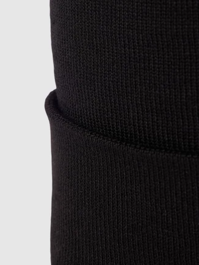 S.Oliver RED LABEL Beanie Mit Breitem Umschlag - Schwarz 2 S.Oliver RED LABEL Beanie Mit Breitem Umschlag - Schwarz – Bild 2