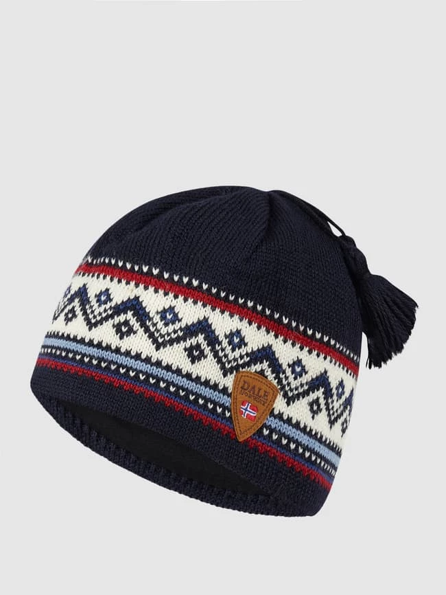 Dale Of Norway Mütze Aus Schurwolle Modell 'Vail' - Dunkelblau 1 Dale Of Norway Mütze Aus Schurwolle Modell 'Vail' - Dunkelblau