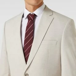 BOSS Seidenkrawatte Mit Streifenmuster - Bordeaux Rot