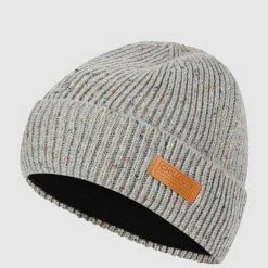 Chillouts Mütze Mit Fleecefutter Modell 'Brody' - Mittelgrau Meliert