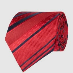 Eterna Krawatte Aus Reiner Seide (7,5 Cm) - Rot